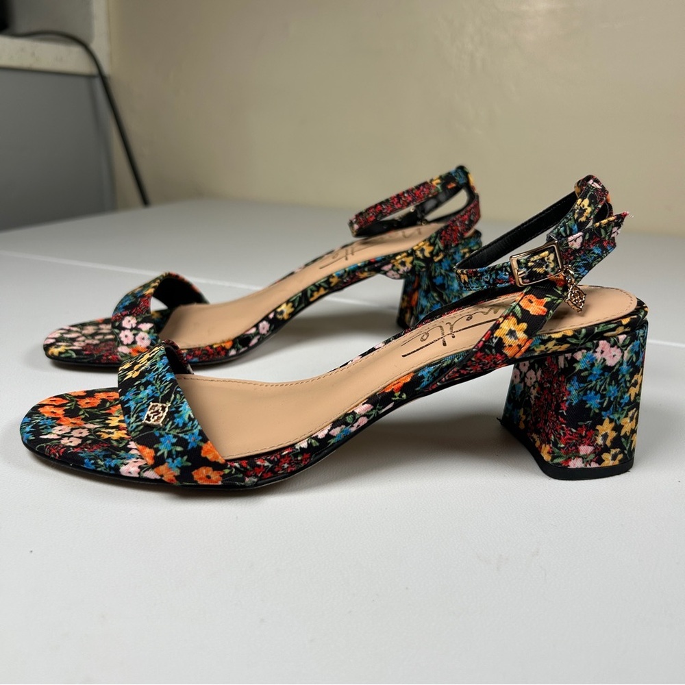 Nanette Lepore Womens CLARISSA Mary Jane Pump Block Heel Sandal Size 6M